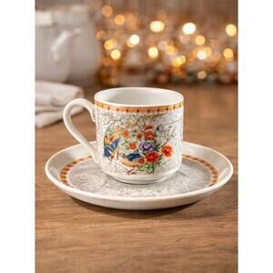 Fleurs De Chine Exclusive Design By Shafford Cup & Saucer